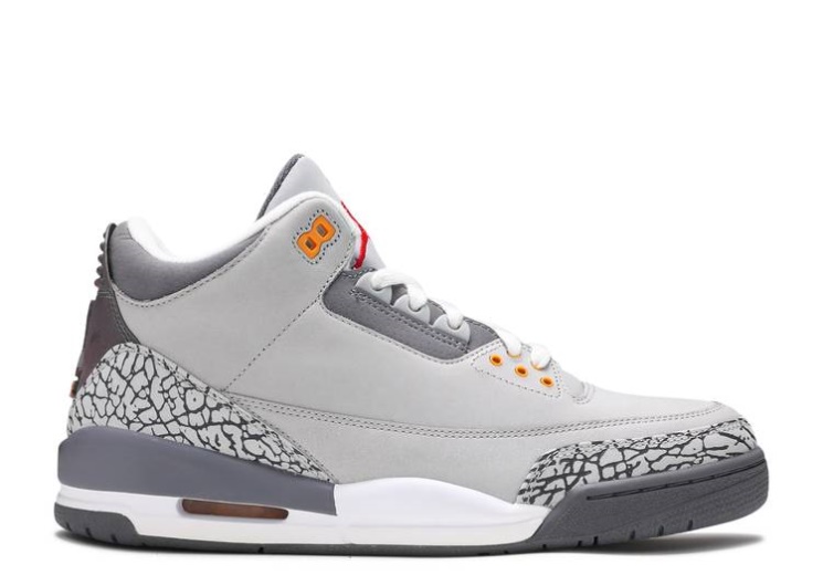 Air Jordan 3 Retro Ls - Cool Grey 2006