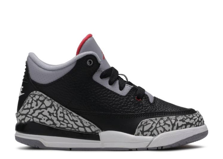 Air Jordan 3 Retro Og Ps - Black Cement 2018