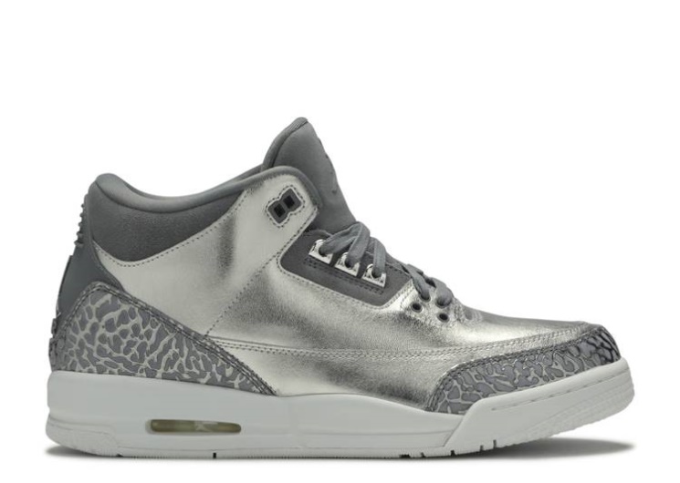 Air Jordan 3 Retro Premium Hc Gg - Chrome