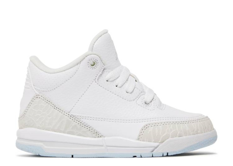 Air Jordan 3 Retro Ps - Triple White