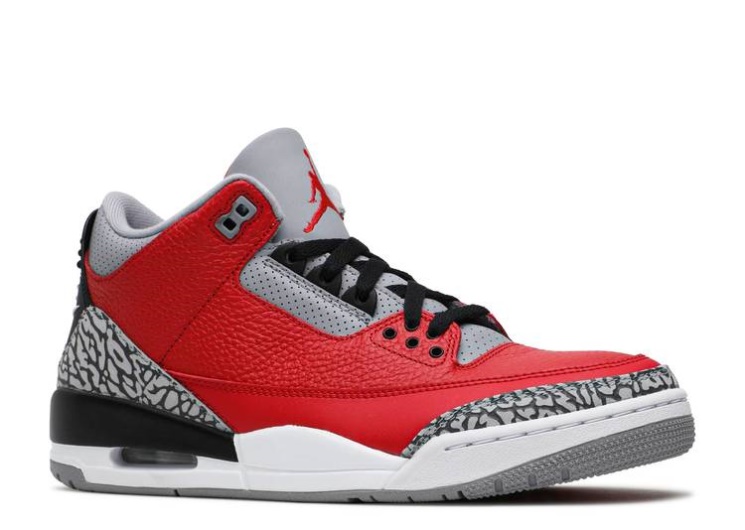 Air Jordan 3 Retro Se - Unite Red/Cementgrey/Black