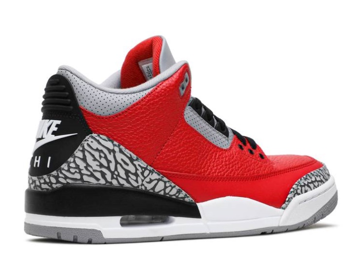 Air Jordan 3 Retro Se - Unite Red/Cementgrey/Black