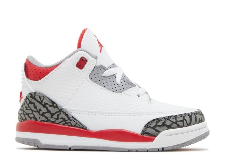Air Jordan 3 Retro Td - Fire Red 2022
