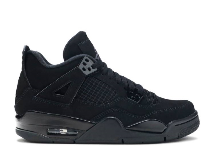Air Jordan 4 Retro Gs - Black Cat 2020
