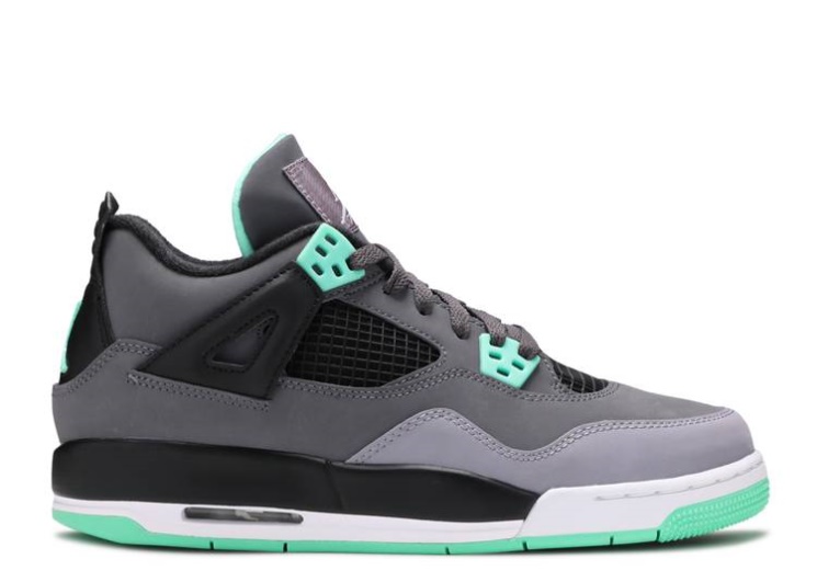 Air Jordan 4 Retro Gs - Green Glow