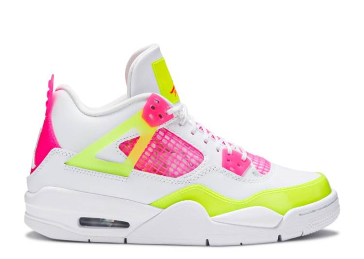 Air Jordan 4 Retro Gs - Lemon Venom