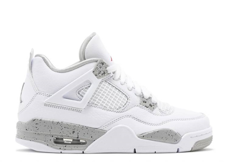 Air Jordan 4 Retro Gs - White Oreo