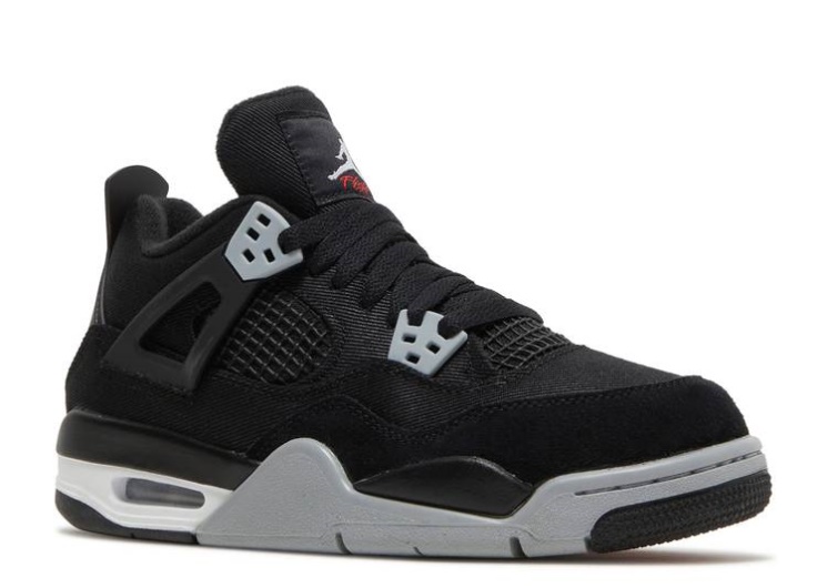 Air Jordan 4 Retro Se Gs - Black Canvas