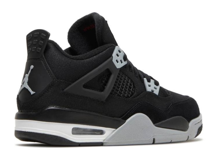 Air Jordan 4 Retro Se Gs - Black Canvas