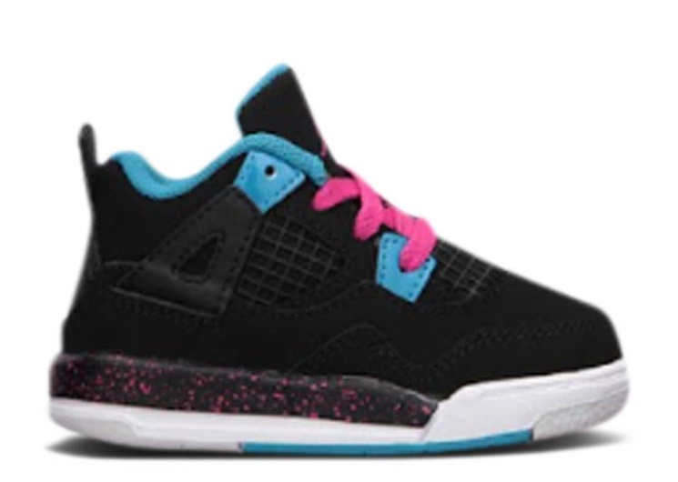 Air Jordan 4 Retro Td - Black Vivid Pink