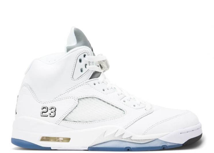 Air Jordan 5 Retro - Metallic White 2015