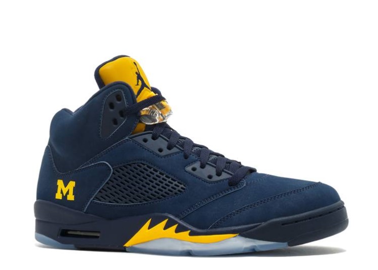 Air Jordan 5 Retro - Michigan Wolverines Pe