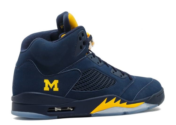 Air Jordan 5 Retro - Michigan Wolverines Pe