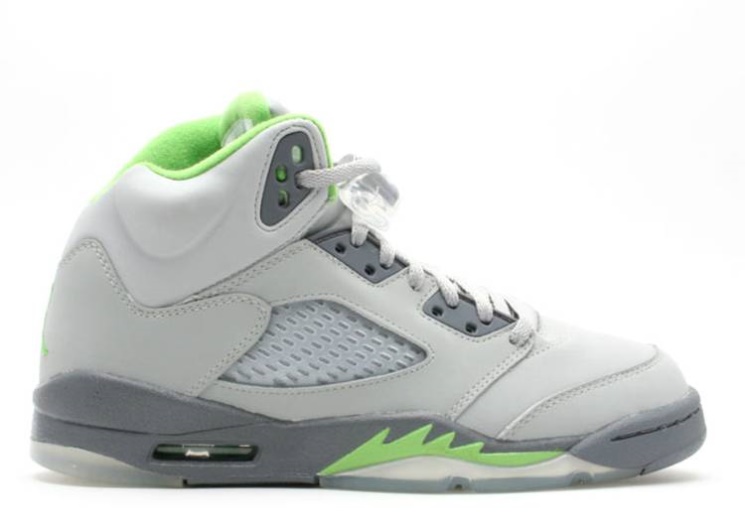 Air Jordan 5 Retro Gs - Green Bean 2006