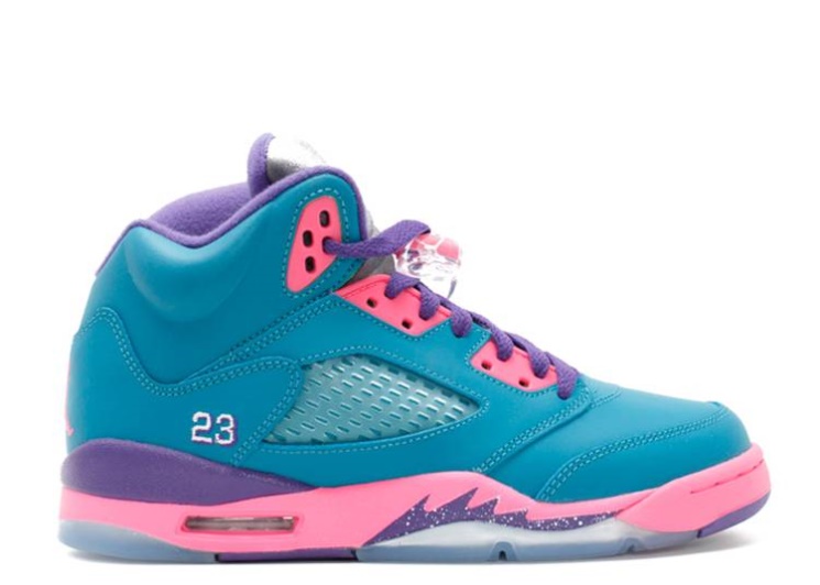 Air Jordan 5 Retro Gs - Teal