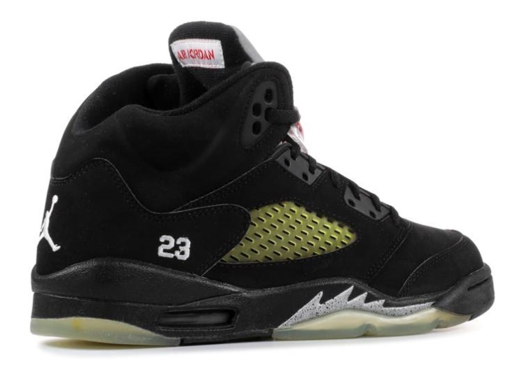 Air Jordan 5 Retro Gs Black/Metallic Silver