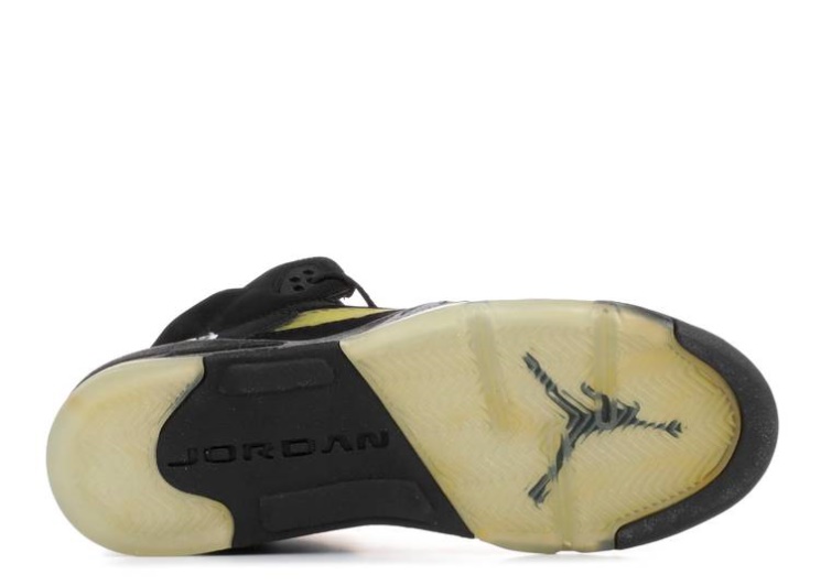 Air Jordan 5 Retro Gs Black/Metallic Silver