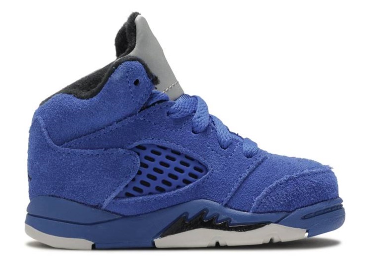 Air Jordan 5 Retro Td - Blue Suede