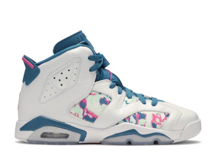 Air Jordan 6 Retro Gs - Green Abyss