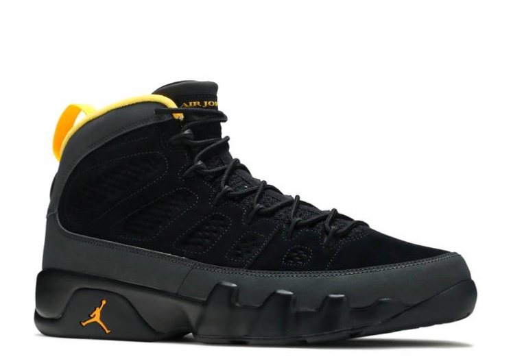 Air Jordan 9 Retro ‘Dark Charcoal University Gold’
