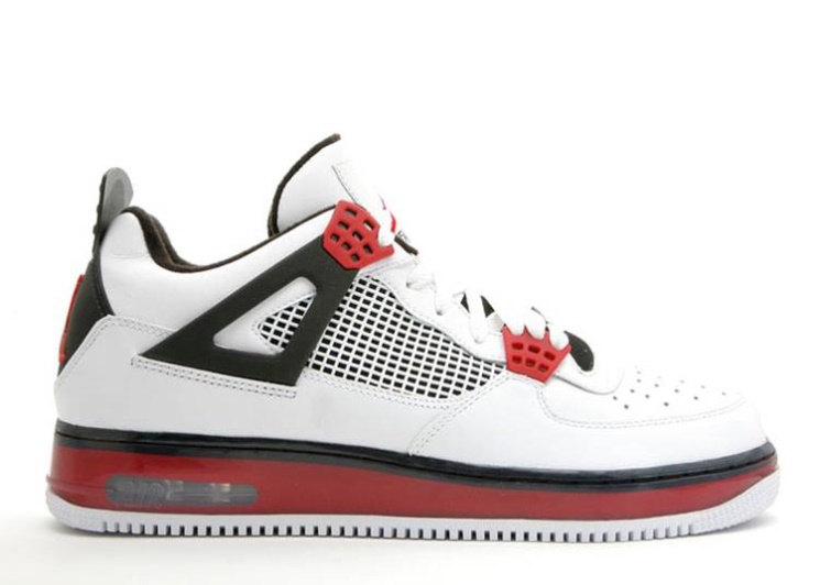 Air Jordan Fusion 4 - White Varsity Red