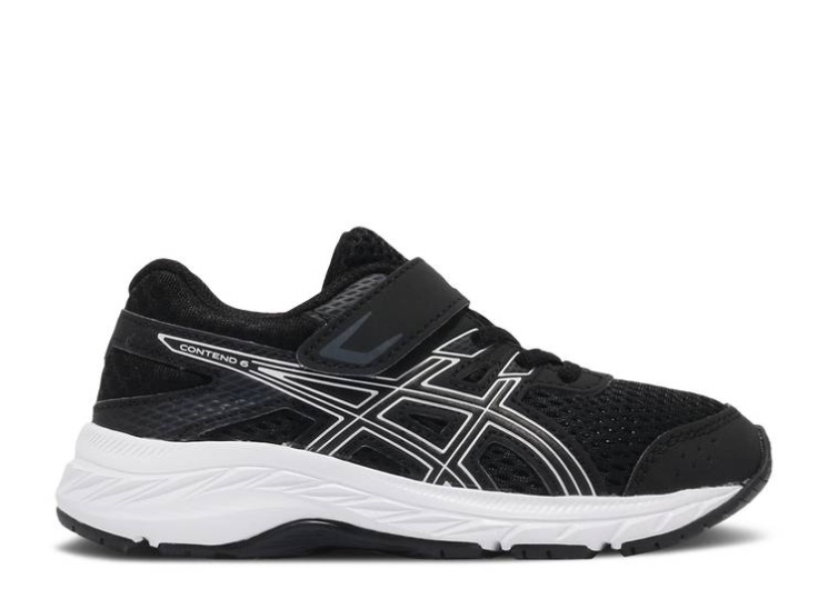 Asics Contend 6 Ps - Black White