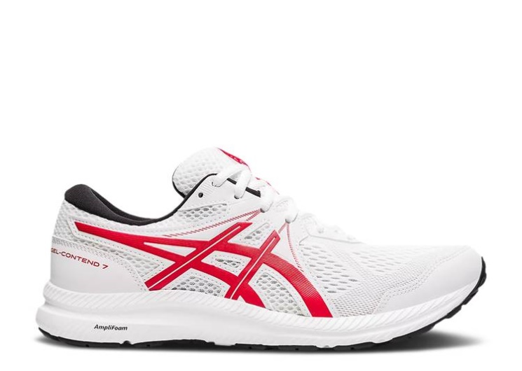 Asics Gel Contend 7 - White Classic Red