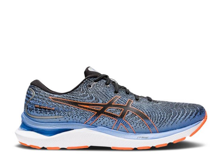 Asics Gel Cumulus 24 4E Wide - Black Shocking Orange