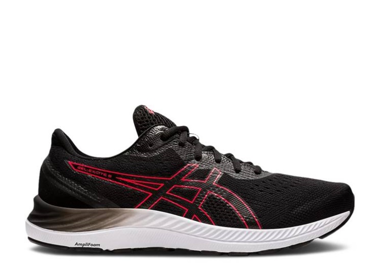 Asics Gel Excite 8 4E Wide - Black Electric Red