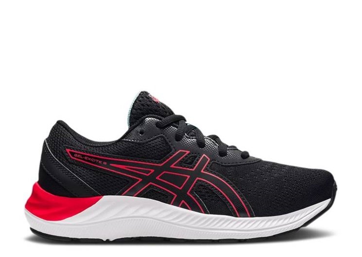 Asics Gel Excite 8 Gs - Black Electric Red