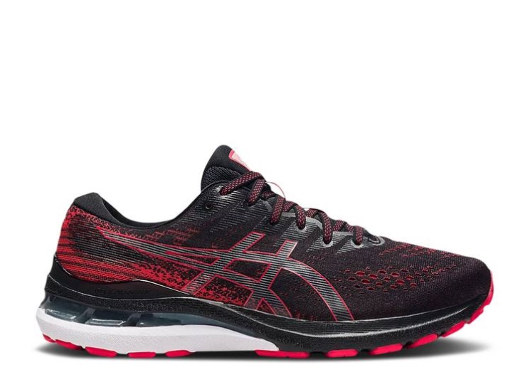 Asics Gel Kayano 28 - Black Electric Red