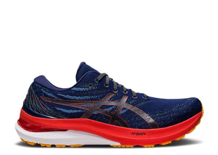 Asics Gel Kayano 29 4E Wide - Deep Ocean Cherry Tomato