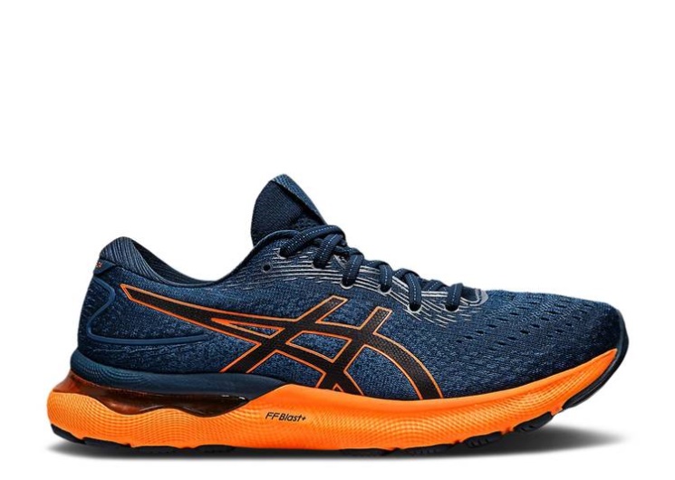 Asics Gel Nimbus 24 - French Blue Shocking Orange