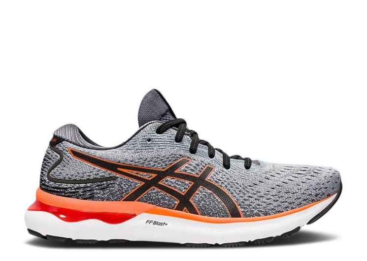 Asics Gel Nimbus 24 - Sheet Rock Shocking Orange