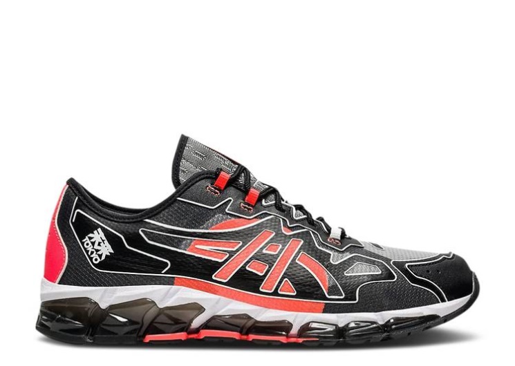 Asics Gel Quantum 360 6 - Black Sunrise Red