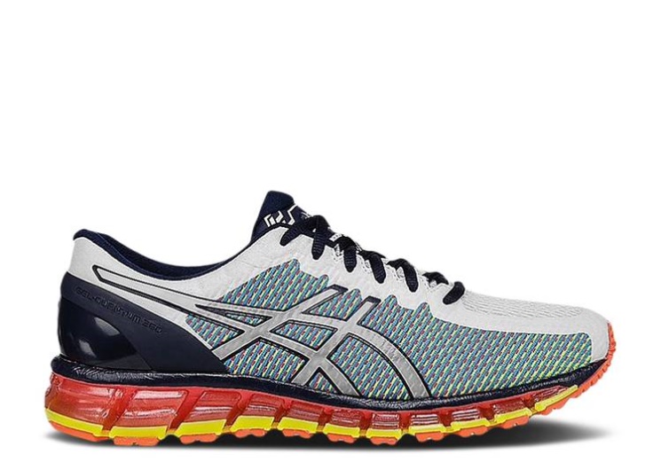 Asics Gel Quantum 360 Cm - White Navy Safety Yellow