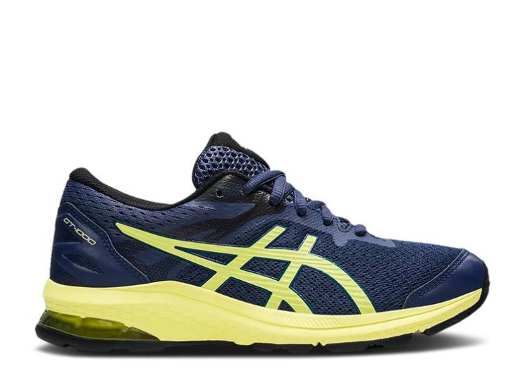 Asics Gt 1000 10 Gs - Storm Blue Glow Yellow
