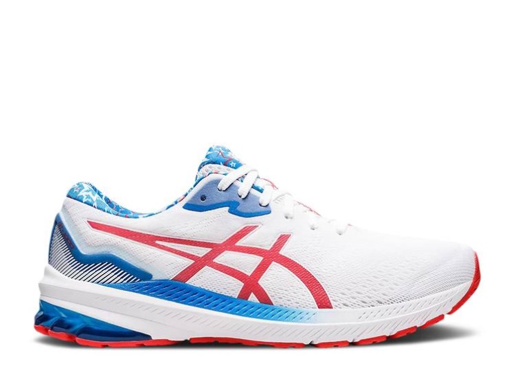 Asics Gt 1000 11 - White Electric Red