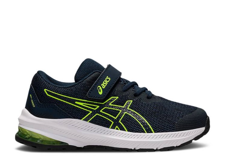 Asics Gt 1000 11 Ps - French Blue Hazard Green