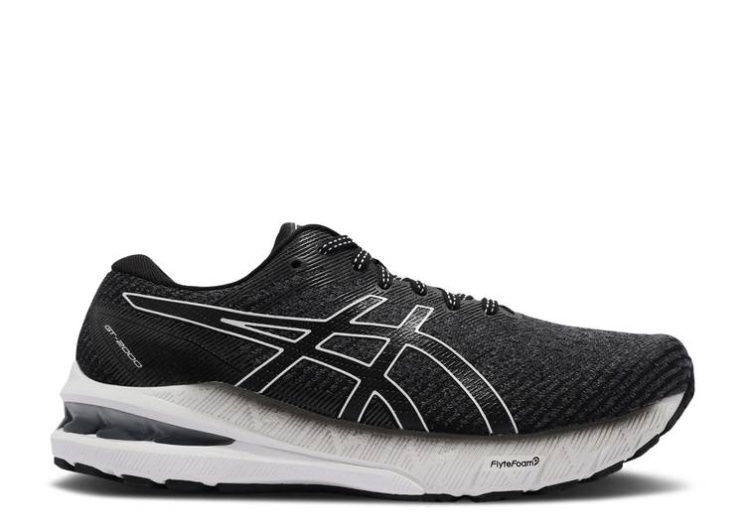 Asics Wmns Gt 2000 10 2E Wide - Black White