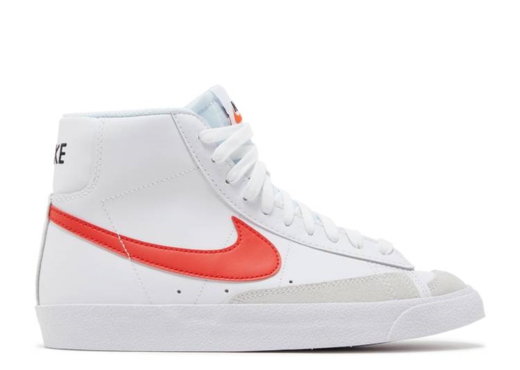 Blazer Mid 77 Gs - White Red Blue