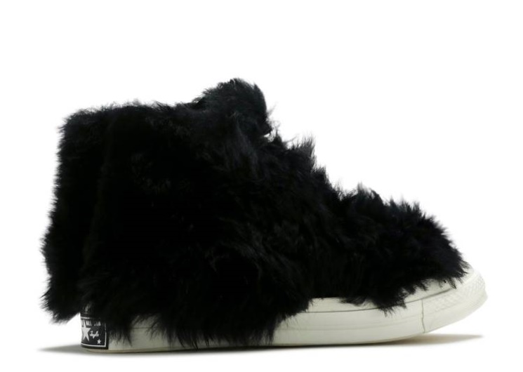 Converse Ambush X Chuck 70 High - Fuzzy Black/Egret