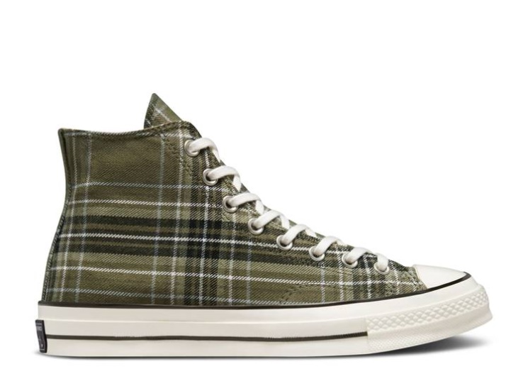 Converse Chuck 70 High - Desert Tartan Utility/Egret/Black