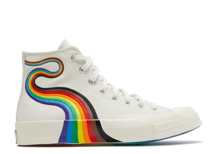 Converse Chuck 70 High - Pride Egret/Multi/White Bone