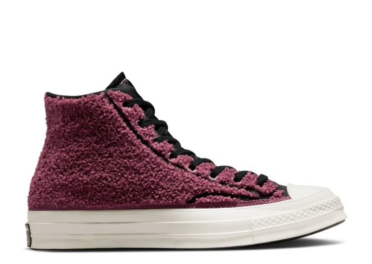 Converse Chuck 70 High - Sherpa Shadow Berry/Black/Egret