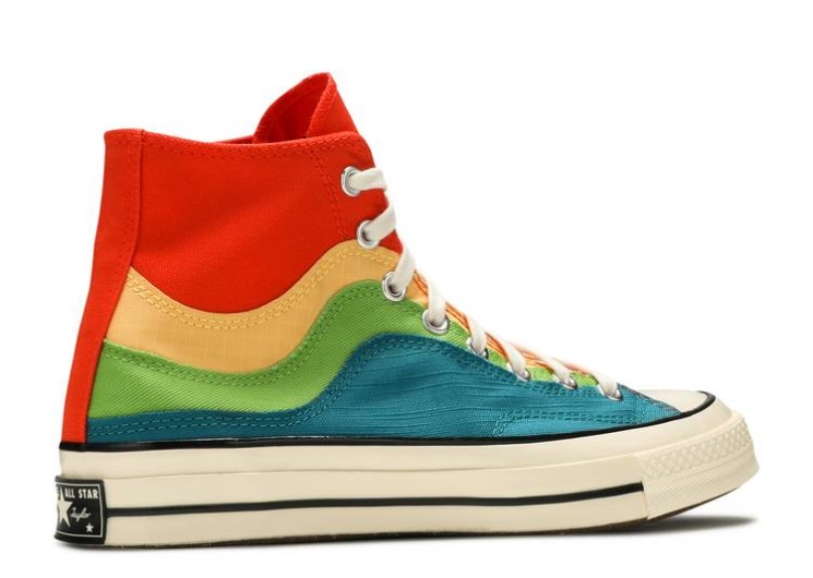 Converse Chuck 70 High - The Great Outdoors Bright Poppy/Citron Pulse