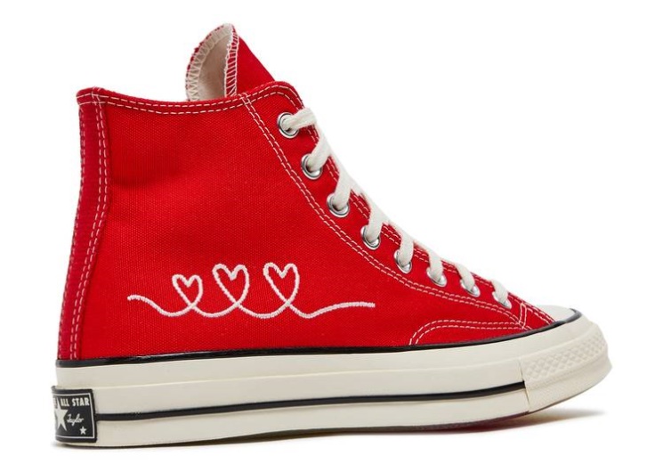 Converse Chuck 70 High - Valentines Day University Red/Egret/Black