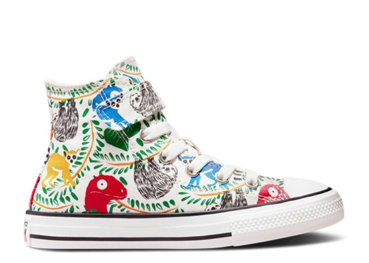 Converse Chuck Taylor All Star Easy-On High Ps - Multi-Colored Animals