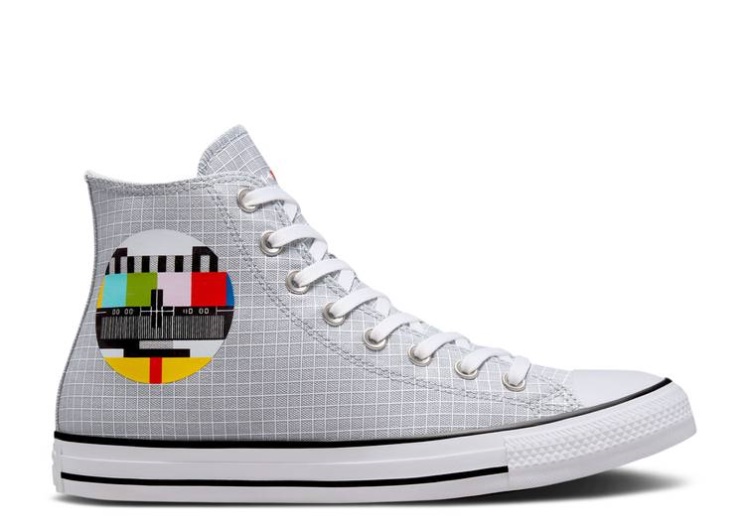 Converse Chuck Taylor All Star High - Color Grid Darksmokegrey/Multi