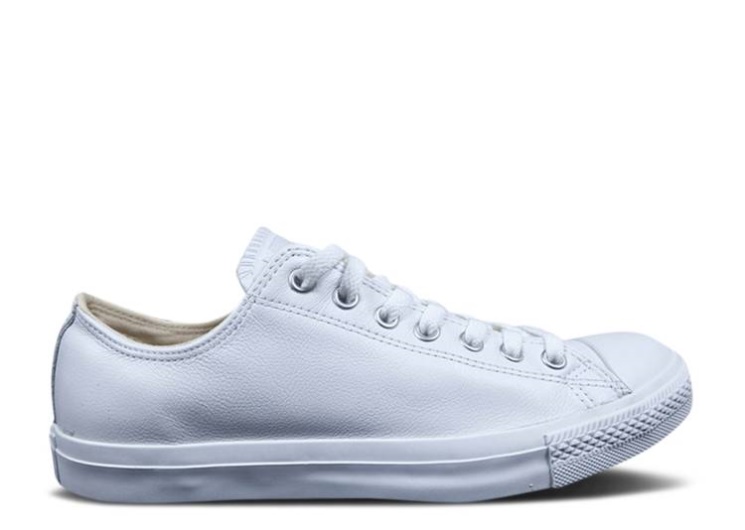 Converse Chuck Taylor All Star Leather Low - White Monochrome